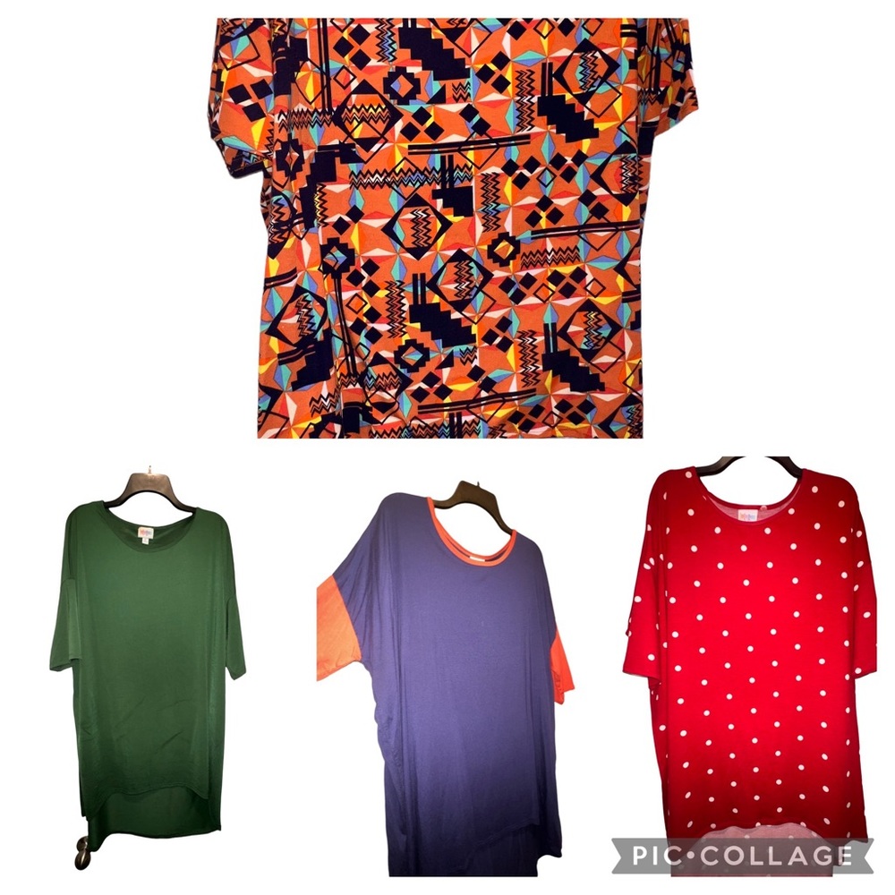 🔥4 shirts for the price of one! 🔥 Lularoe Sz xl bundle